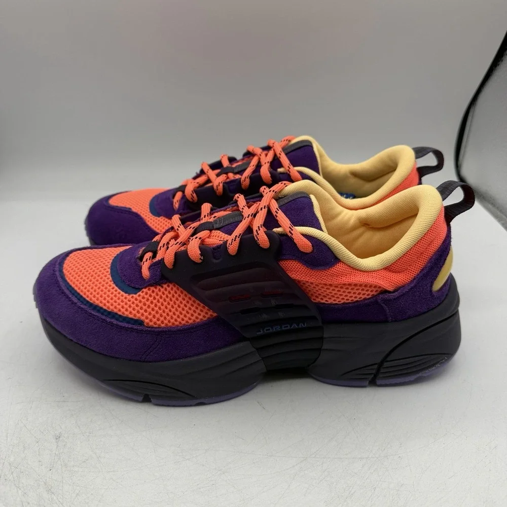 Nike Jordan Trunner‎ O/S SP Shoes Mens Sz 11.5 Bright Mango/Eggplant IQ5649-800